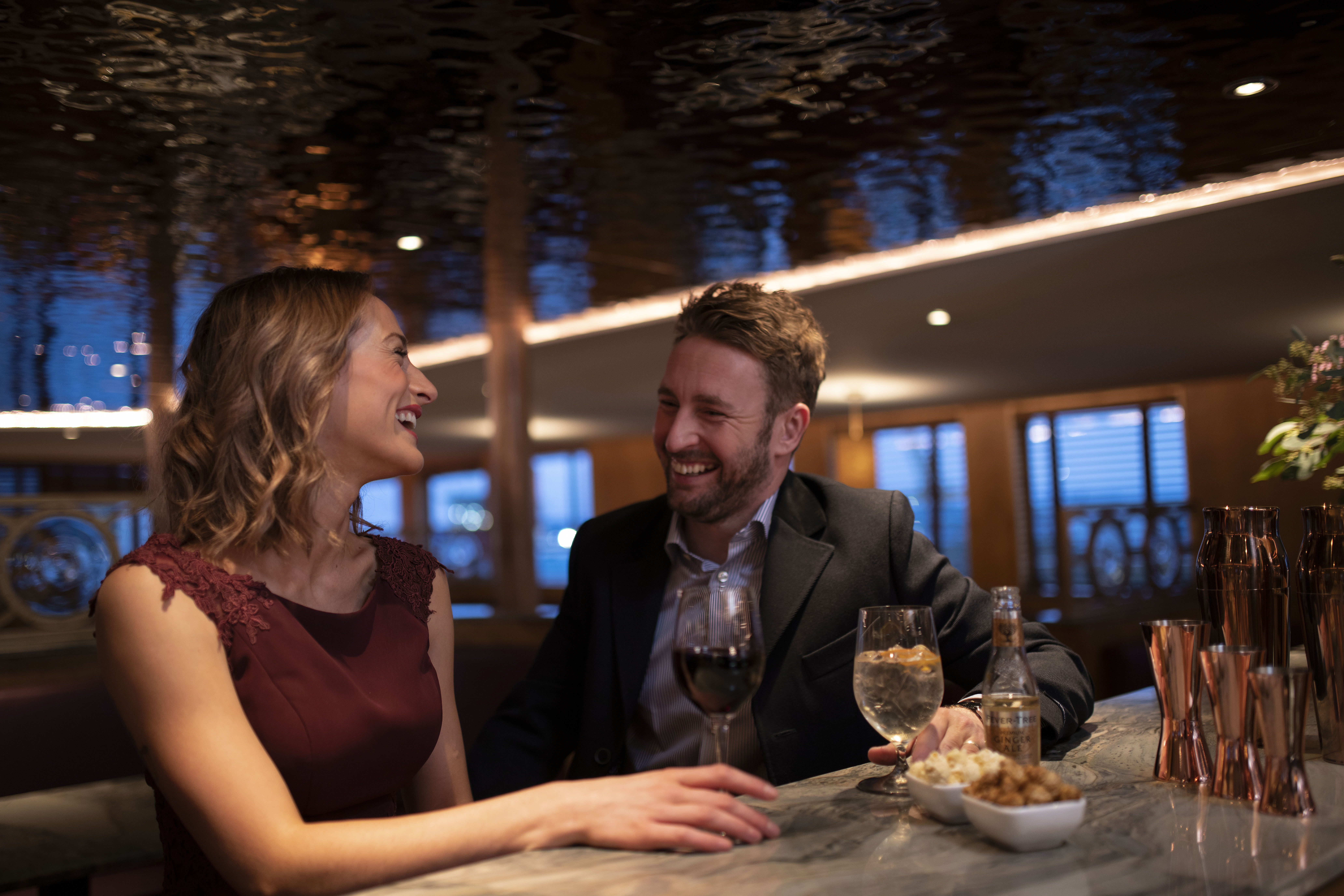 Couple in the Bar aboard Fingal