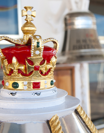 Royal Yacht Britannia Details Crown