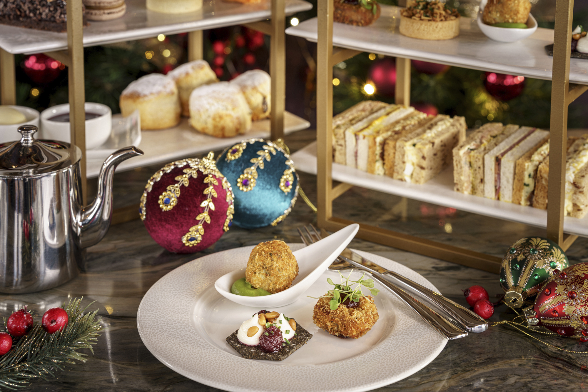 Festive Afternoon Tea aboard Fingal