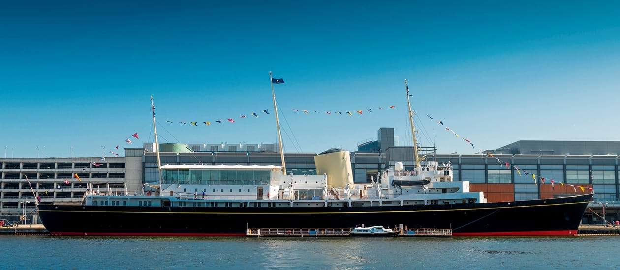 royal yacht britannia getting there