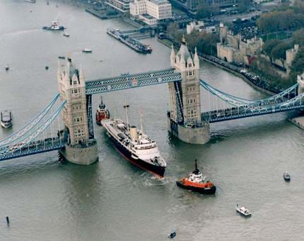 Royal Yacht Britannia Tower Bridge