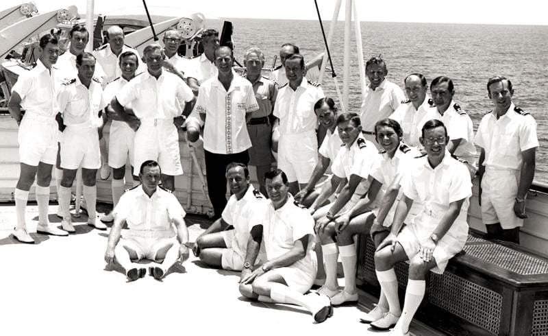 Crew of The Royal Yacht Britannia Yotties. Royal Collection Trust / © His Majesty King Charles III 2023.