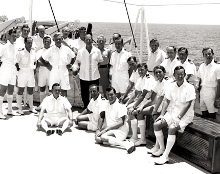 Crew of The Royal Yacht Britannia Yotties. Royal Collection Trust / © His Majesty King Charles III 2023.
