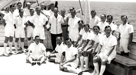 Crew of The Royal Yacht Britannia Yotties. Royal Collection Trust / © His Majesty King Charles III 2023. Crew of The Royal Yacht Britannia Yotties. Royal Collection Trust / © His Majesty King Charles III 2023.