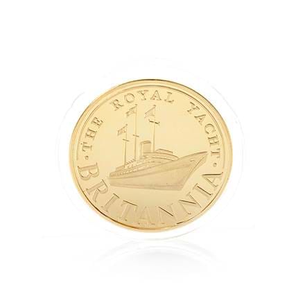 Britannia 22ct Gold-Plated Brass Coin