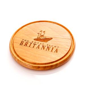 Britannia Cherry Wood Coaster