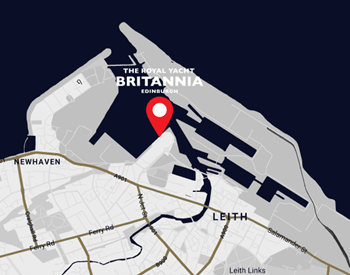 the royal yacht location
