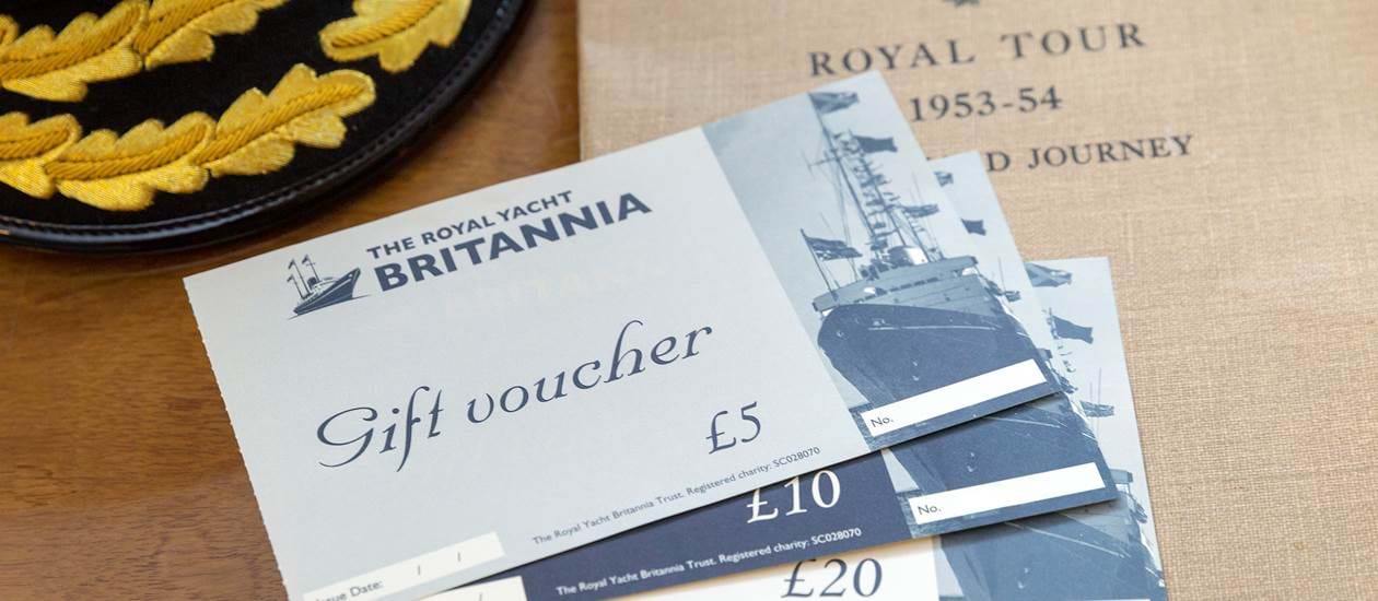 royal yacht britannia gift vouchers