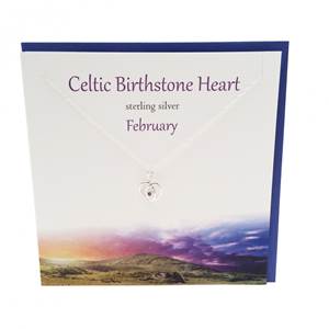 February Birthstone Pendant 