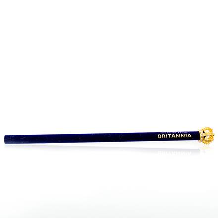 Britannia blue crown pencil.
