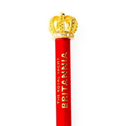 Britannia red crown pencil.