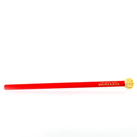 Britannia red crown pencil.