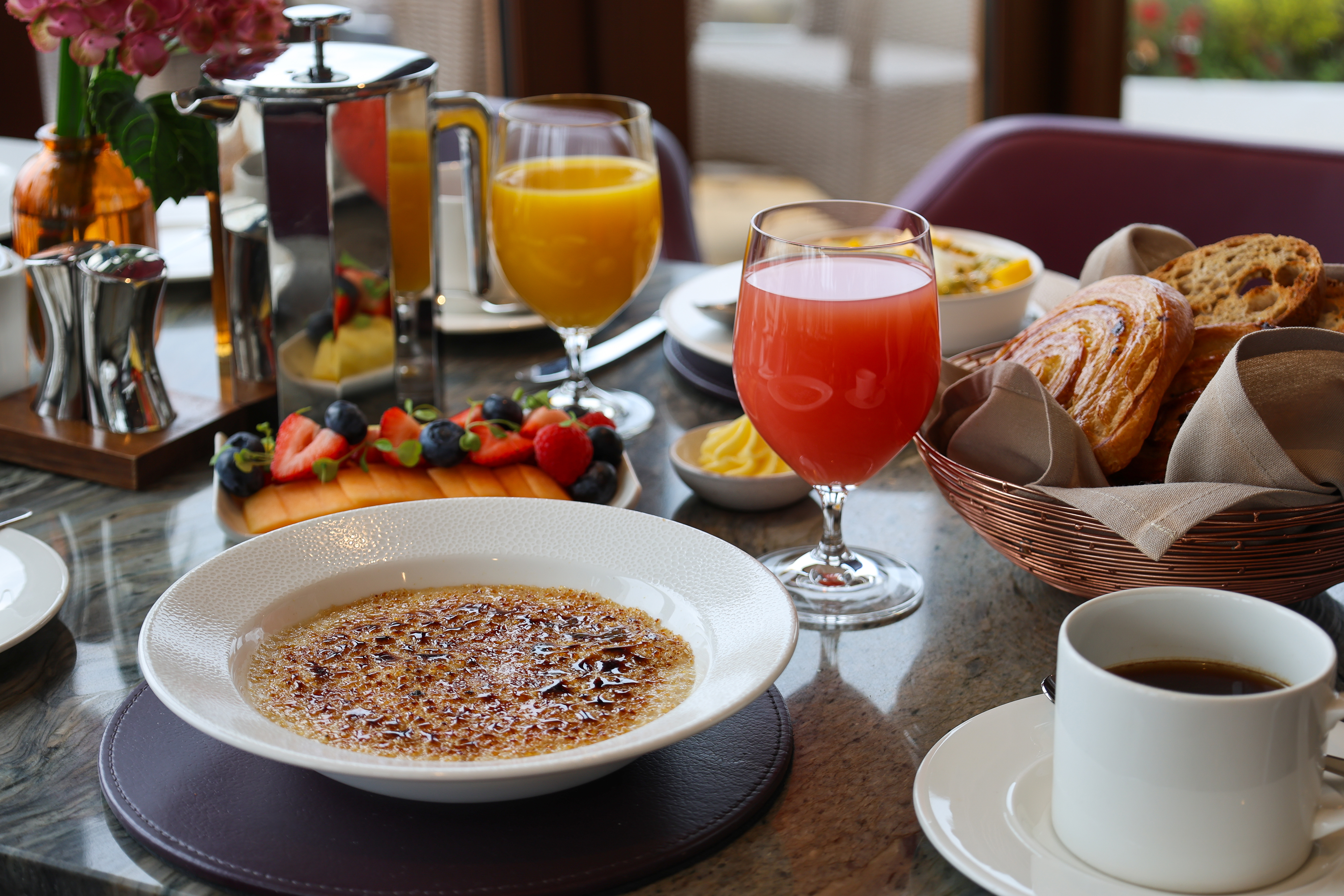 Porridge Brulee and breakfast on Fingal