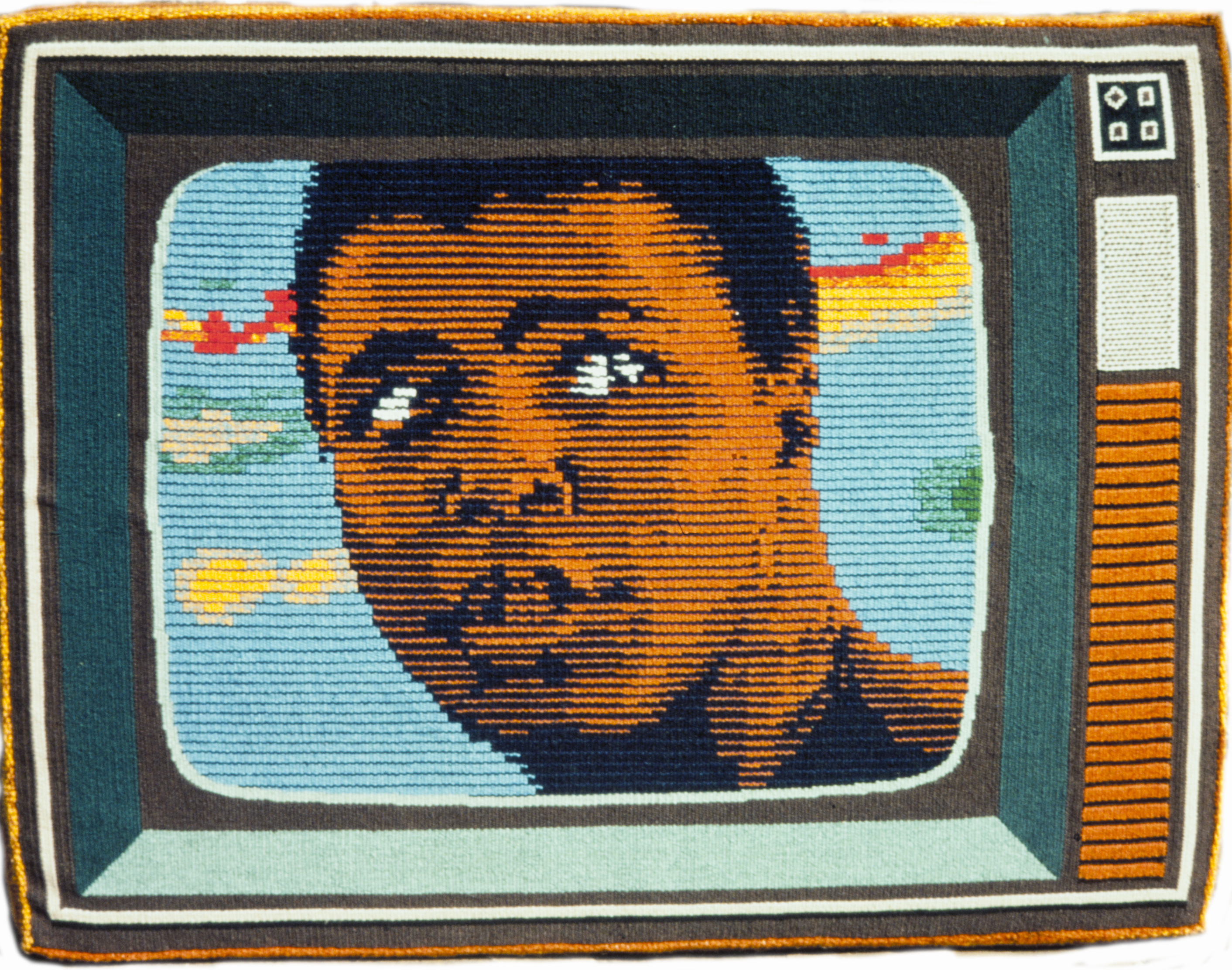 Archie Brennan, Muhammad Ali 1973, Designed and Woven by Archie Brennan, Edinburgh.