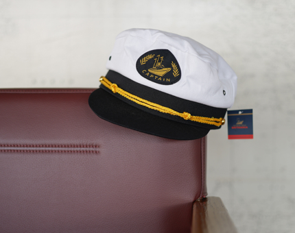 A captains hat. 