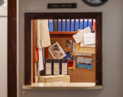 The onboard Post Office.