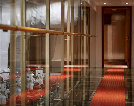 Fingal Hotel Engine Room walkway.