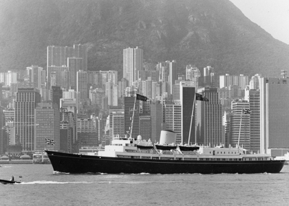The Royal Yacht Britannia in Hong Kong