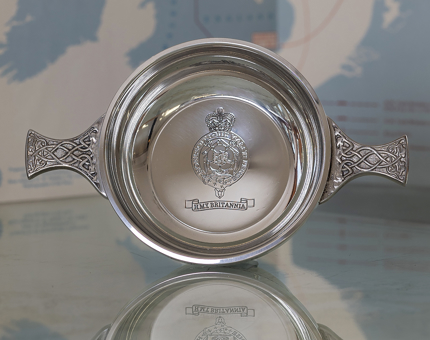 A silver Quaich
