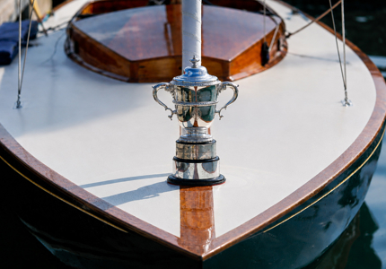 prize winning sailing yacht 