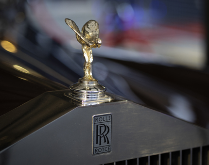  Rolls Royce hood ornament detail
