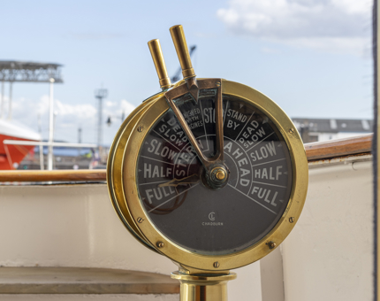 Aboard Fingal Hotel In Leith, Nautical Details Are Through Out The Ship