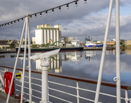 Views Over The Port Of Leith From The Verandah Deck